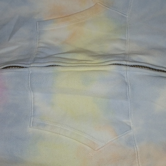 Polo Ralph Lauren Girls Tie Dye Zipper hoodie Size Large long sleeved - Picture 4 of 6